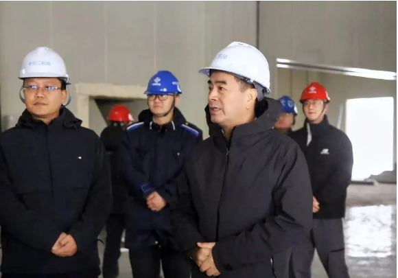 快讯：宝清县委书记徐斌义一行前往冷链物流项目建设现场进行调研